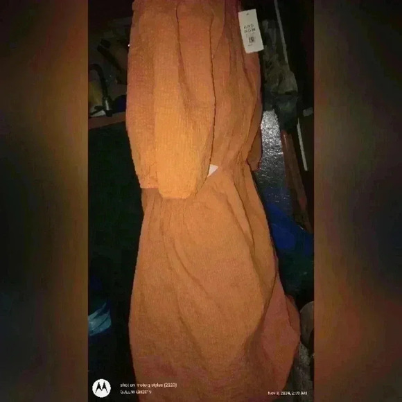 And Now This Keyhole Dress Womens Plus size 1X Mango Color NWT - Picture 7 of 16